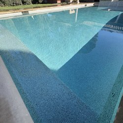 JJ Pools - Pool and spa remodel using - Stonescapes Tropics Blue Mini Pebble in Stockton Ca.