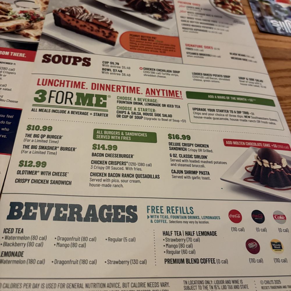 Chili's - Menu - American Near Me - Tucson, Arizona Chili's - Menu - American Near Me - Tucson, Arizona