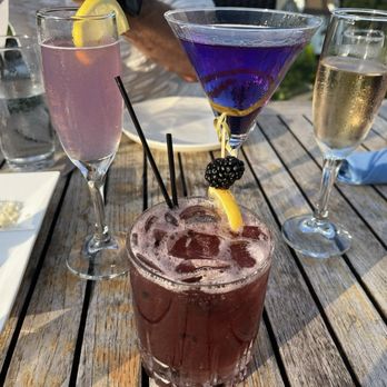 Mare Rooftop - Colorful cocktails for starters. - Seafood Near Me - Providence, Rhode Island