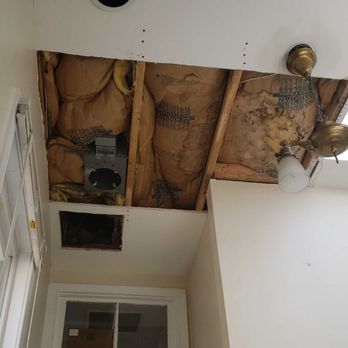 EZ Restoration Solutions - Cut out all the rotten drywall - Damage Restoration Near Me - Washington, DC, District of Columbia