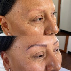 Eyebrow microblading