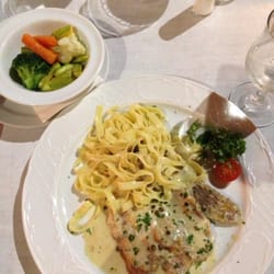 Restaurant Rossini & Roger's Steak house - Grilled escalope of veal a la "senape"