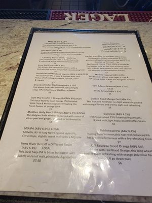 Menu photo 3 Hangtime Bar & Grille Absecon, NJ
