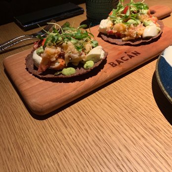 Bacan - Lobster and Burrata tostadas - Cocktail Bars Near Me - Orlando, Florida Bacan - Lobster and Burrata tostadas - Cocktail Bars Near Me - Orlando, Florida