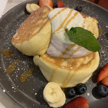 Hanabusa Cafe - Taro Pancake - Pancakes Near Me - Chicago, Illinois Hanabusa Cafe - Taro Pancake - Pancakes Near Me - Chicago, Illinois