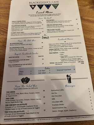 Menu photo 2 Blackstone's Cafe Beaufort, SC Menu photo 2 Blackstone's Cafe Beaufort, SC
