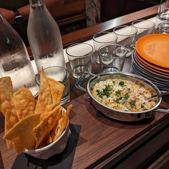 Flight Club Houston - Lobster elote dip - Cocktail Bars Near Me - Houston, Texas
