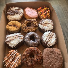 a variety of doughnuts a variety of doughnuts