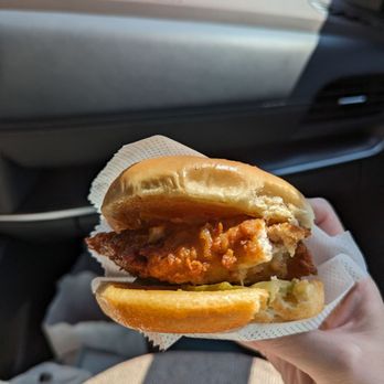 Chick-fil-A - Honey Pepper Pimento Sandwich, but without jalapenos, $7.50 each prior to tax - Fast Food Near Me - Manteca, California