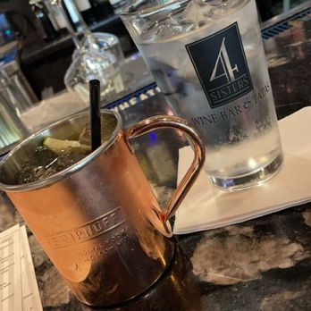 4 Sisters Wine Bar and Tapas - Moscow Mule - Wine Bars Near Me - La Crosse, Wisconsin 4 Sisters Wine Bar and Tapas - Moscow Mule - Wine Bars Near Me - La Crosse, Wisconsin