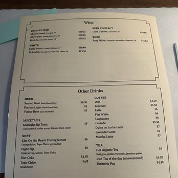 La Cantine - Drinks Menu - Breakfast & Brunch Near Me - Brooklyn, New York