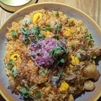 Yunta Nikkei - Arroz con Mariscos (Peruvian Seafood Risotto) - Peruvian Near Me - Charlotte, North Carolina