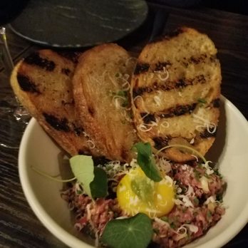 Sparrow + Wolf - steak tartare - New American Near Me - Las Vegas, Nevada