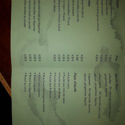 Jung's Food - Update menu : avril 2018