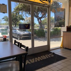 That floor mat has had three people trip over it within the last two hours I was here.