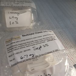 Neufchatel cheese - Garlic and Herb