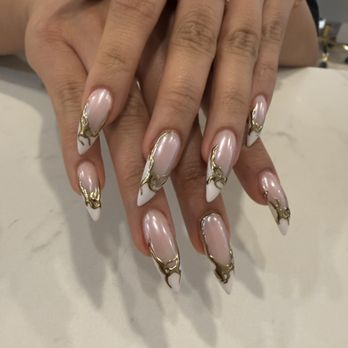 Colome Nails - Hard gel French chrome nails - Nail Salons Near Me - New York, New York Colome Nails - Hard gel French chrome nails - Nail Salons Near Me - New York, New York