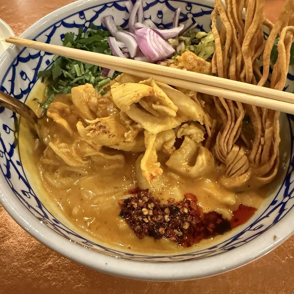 Thai in Town - Khao-Soi curry with chicken - Seafood Near Me - Southlake, Texas Thai in Town - Khao-Soi curry with chicken - Seafood Near Me - Southlake, Texas