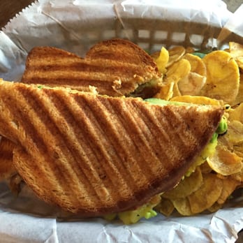 Doshi House - Mumbai Street panini served with banana chips - Coffee & Tea Near Me - Houston, Texas Doshi House - Mumbai Street panini served with banana chips - Coffee & Tea Near Me - Houston, Texas