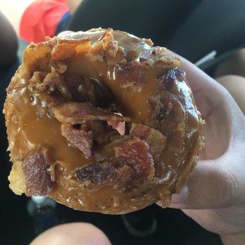Liliha Bakery - Maple Bacon Donut - Bakeries Near Me - Honolulu, Hawaii