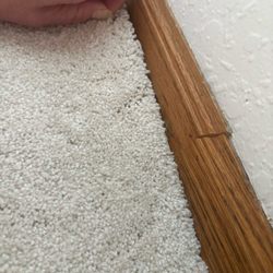 Menards - Carpet not secured down