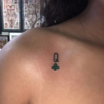 Old Rose Tattoo - Queen of clubs! - Tattoo Near Me - Temecula, California Old Rose Tattoo - Queen of clubs! - Tattoo Near Me - Temecula, California