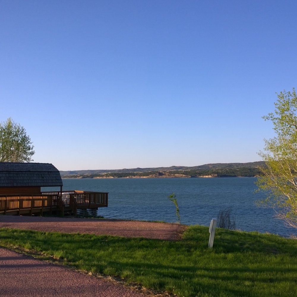 Snake Creek Recreation Area - Campground with Missouri in the background - Parks Near Me - Platte, South Dakota