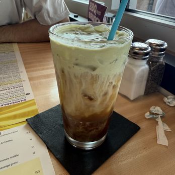 Urban Egg - Alliance - Lavender Cold Brew with Matcha Foam - Breakfast & Brunch Near Me - Fort Worth, Texas Urban Egg - Alliance - Lavender Cold Brew with Matcha Foam - Breakfast & Brunch Near Me - Fort Worth, Texas