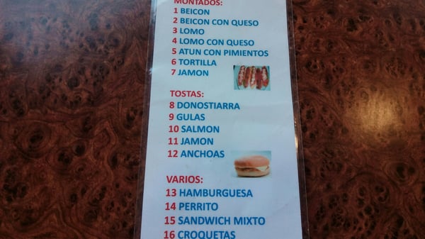 Menu photo 2 El Rincón del Tapeo Madrid, M