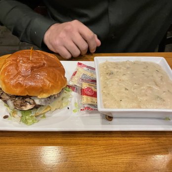 The Birch Door Cafe - Some sort of hamburger and soup - Breakfast & Brunch Near Me - Bellingham, Washington The Birch Door Cafe - Some sort of hamburger and soup - Breakfast & Brunch Near Me - Bellingham, Washington