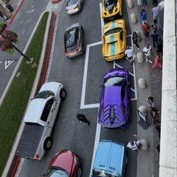 Hotel Valencia Santana Row, Valencia Hotel Collection - Fun cars in front of the Valencia.