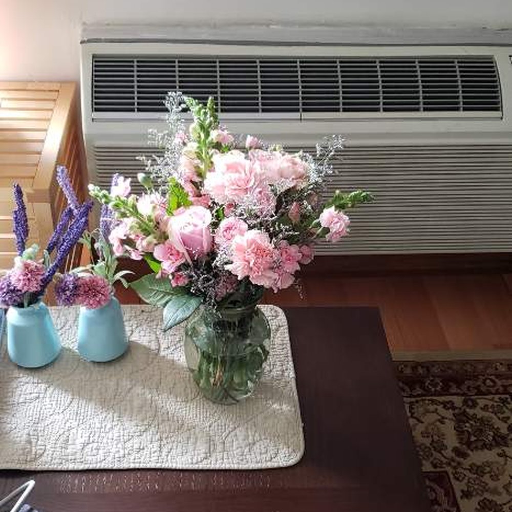The bouquet we received