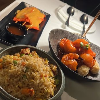 Sei Less - Lobster Fried Rice Black Prawns  Chicken Satay (3) - Chinese Near Me - New York, New York