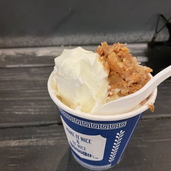 Souvla - Baklava Crumbles and Honey Syrup Frozen Yogurt - Greek Near Me - San Francisco, California Souvla - Baklava Crumbles and Honey Syrup Frozen Yogurt - Greek Near Me - San Francisco, California