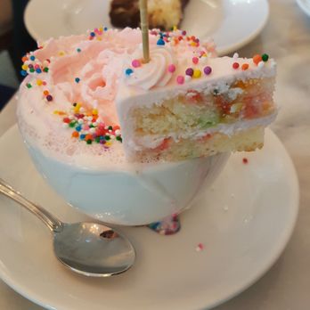 Butter Baked Goods & Cafe - Birthday cake hot chocolate - my favorite of the 2 - Cafes Near Me - Vancouver, British Columbia