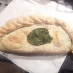 Royton Real Food Market - Feta and spinach calzone..