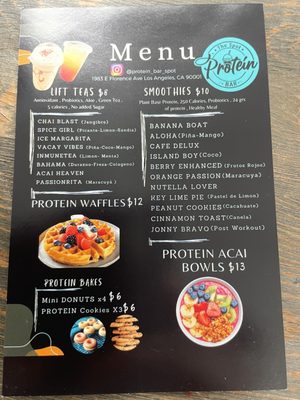 Menu photo 3 The Spot Protein Bar Los Angeles, CA Menu photo 3 The Spot Protein Bar Los Angeles, CA