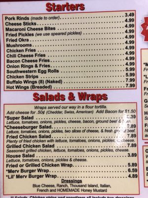 Menu photo 8 Merv's Restaurant Chattanooga, TN