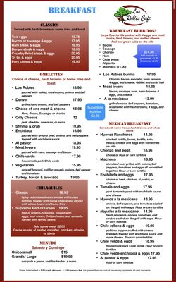 Menu photo 4 Los Robles Cafe Paso Robles, CA