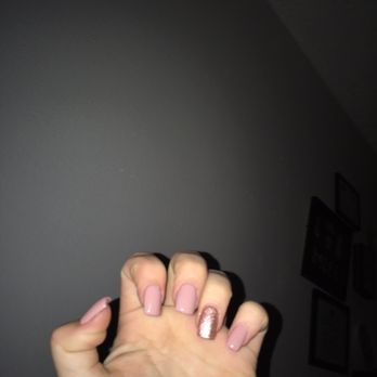 Downtown Nails - Square acrylics. - Nail Salons Near Me - Longview, Washington