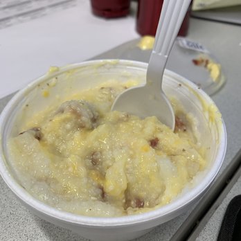 Take A Break Cafe - Grits cheese and bacon. - Delis Near Me - Tampa, Florida