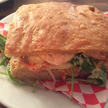 Uncle Nicky's - Spicy capicola sandwich on focaccia - Italian Near Me - Austin, Texas