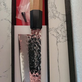 Yoshihiro Cutlery - Yoshihiro 180mm 46 layered Damascus stainless steel - Kitchen & Bath Near Me - Redondo Beach, California