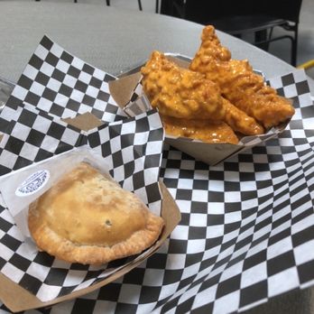 Empamamas - Cheeseburger in Paradise empanada and Bang Bang Chicken Tenders - Empanadas Near Me - Tampa, Florida