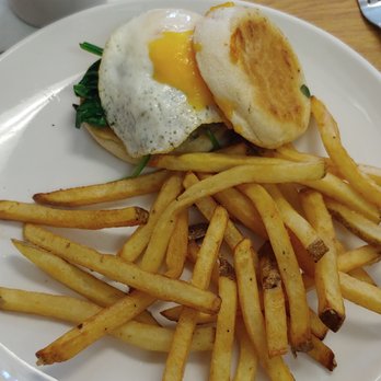 Manny's Cafe - Delicious breakfast sandwich with awesome fries!! - Breakfast & Brunch Near Me - Carol Stream, Illinois
