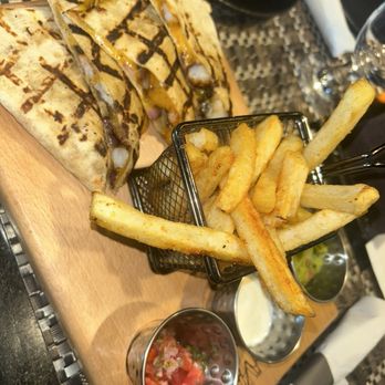 Bianka Restaurants - Shrimp quesadilla with fries - Hookah Bars Near Me - Baton Rouge, Louisiana Bianka Restaurants - Shrimp quesadilla with fries - Hookah Bars Near Me - Baton Rouge, Louisiana