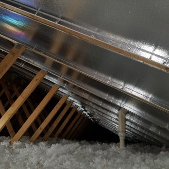 Indiana Home Comfort Solutions - Radiant barrier installed in attic to reduce a/c energy use and 2nd floor cooler. - Heating & Air Conditioning/HVAC Near Me - Indianapolis, Indiana Indiana Home Comfort Solutions - Radiant barrier installed in attic to reduce a/c energy use and 2nd floor cooler. - Heating & Air Conditioning/HVAC Near Me - Indianapolis, Indiana