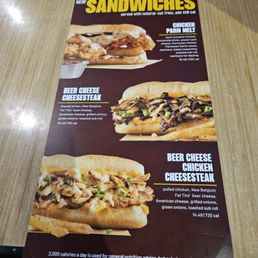 Sandwiches April 2025