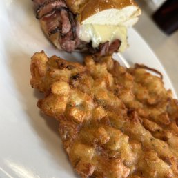 Pastrami on a Pretzel Roll