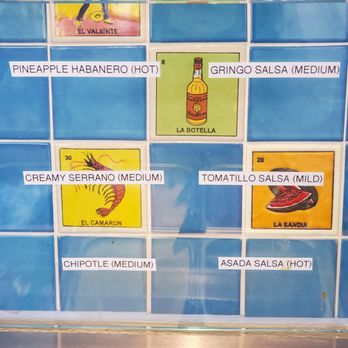 Dos Primos Tacos - Salsa labels - Tacos Near Me - Phoenix, Arizona
